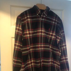 Polo by Ralph Lauren 100% Cotton Black button down shirt